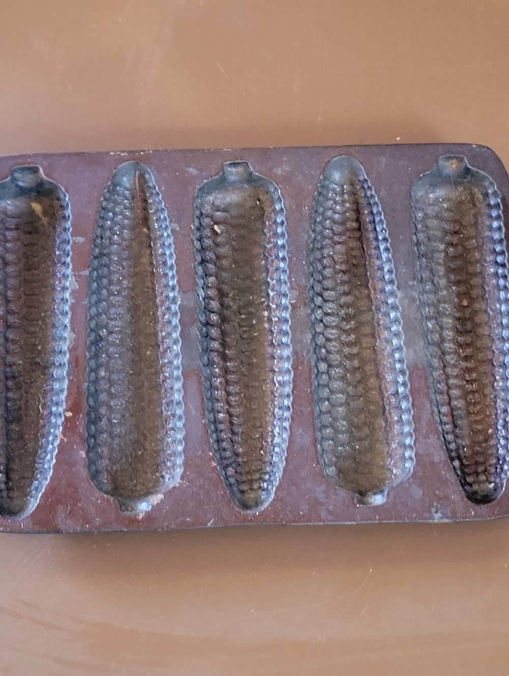 Vintage Cast Iron Corn Stick Muffin Pan - 6 Cavity